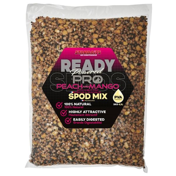 Starbaits Směs Spod Mix Ready Seeds Pro Peach Mango