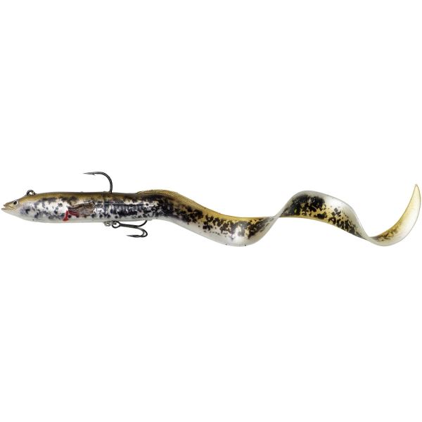 Savage Gear Gumová Nástraha 4D Real Eel Olive Pearl PHP