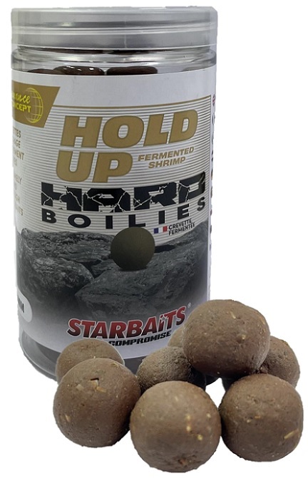 Levně Starbaits boilie hard hold up fermented shrimp 200 g - 24 mm