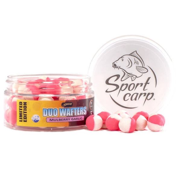 Sportcarp Neutrálně Vyvážené Nástrahy Duo Wafters Mulberry Garlic 11 mm 100 ml