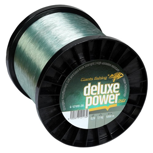 Levně Giants fishing vlasec deluxe power dsgr šedo zelená 5000 m - průměr 0,25 mm / nosnost 6,8 -průměr 0,25 mm / nosnost 6,8 kg