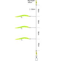 Kinetic Návazec Sabiki Makk Pink Splatter 150 cm (1)