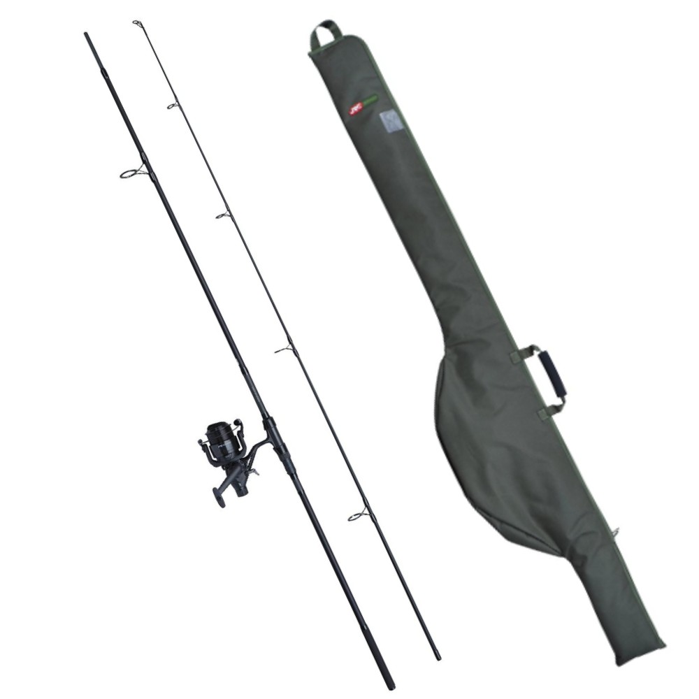 Jrc prut defender 12 ft 3,25 lb combo + naviják cr10000 fs + obal na prut