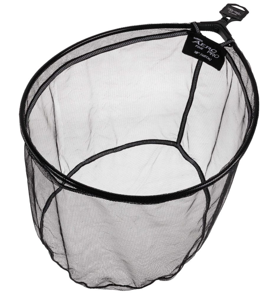 Levně Shimano podběráková hlava aero pro landing net fine mesh - 46 cm (18")