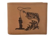 Mercucio Peněženka Natural Vzor 57 Rybář A Candát Mercucio Peněženka Natural Vzor 57 Rybář A Candát