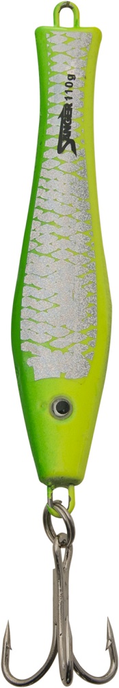 Levně Saenger aquantic 3d holo pilker zelená / žlutá / neon-500 g
