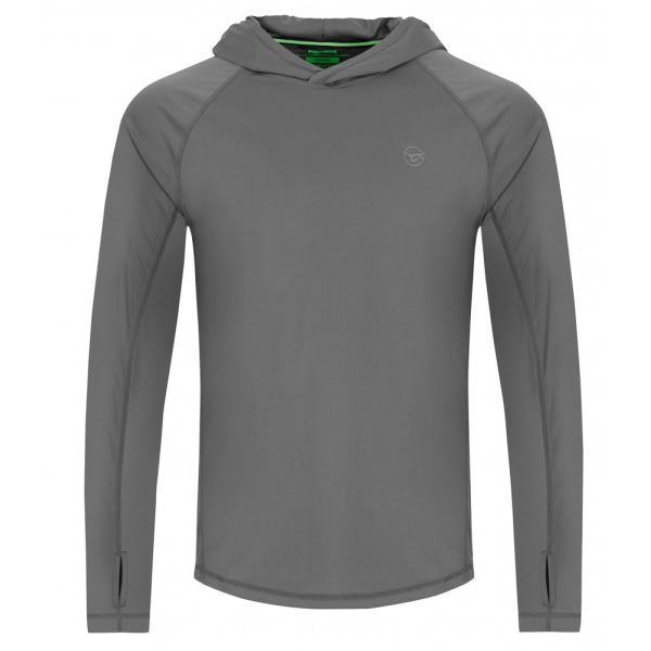 Korda Triko UPF Hooded Top Charcoal