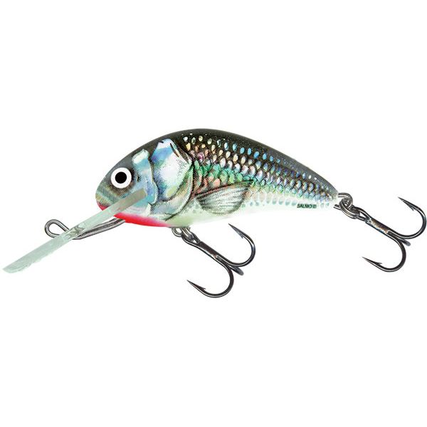 Salmo Wobler Hornet Sinking Holographic Grey Shiner