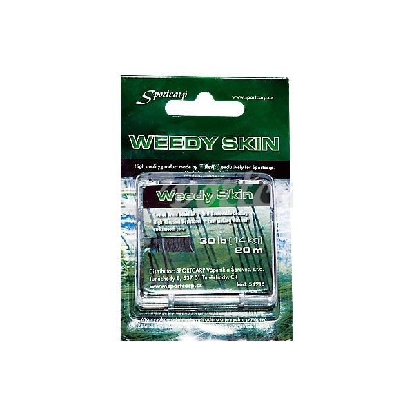 Sportcarp WEEDY SKIN Svlíkací návazcová šňůra Green 20 m