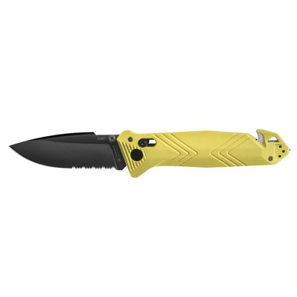 TB Outdoor Nůž CAC Army Knife PA6 FV Fluorescent Yellow Handle