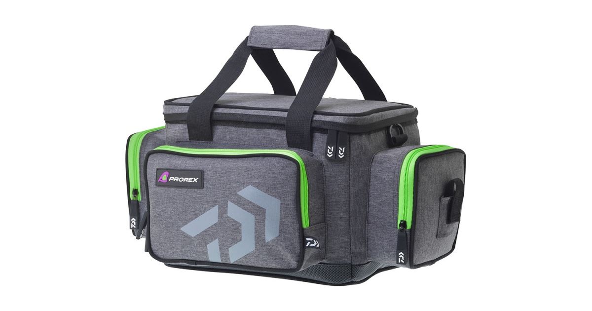 Sac à Pêche Daiwa Prorex Tackle Box Bag L – Avec 4 Boîtes Incluses, Neuf