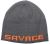 Savage Gear Čepice Logo Beanie One Size Rock Grey Orange