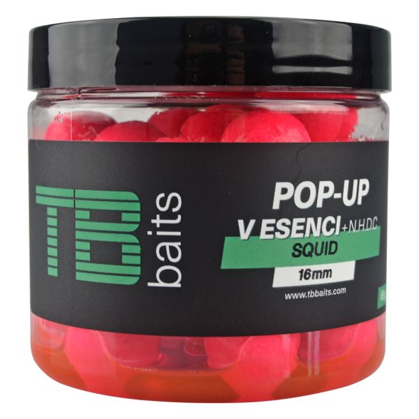 TB Baits Plovoucí Boilie Pop-Up Squid + NHDC 65 g