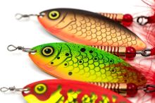 Fox Rage Třpytka Spinner UV Hot Perch (6)