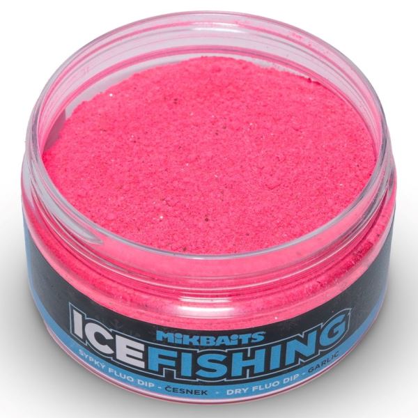 Mikbaits Sypký Fluo Dip Ice Fishing Česnek 100 ml