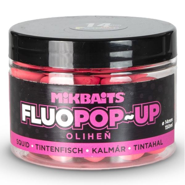 Mikbaits Plovoucí Boilie Fluo Oliheň 150 ml