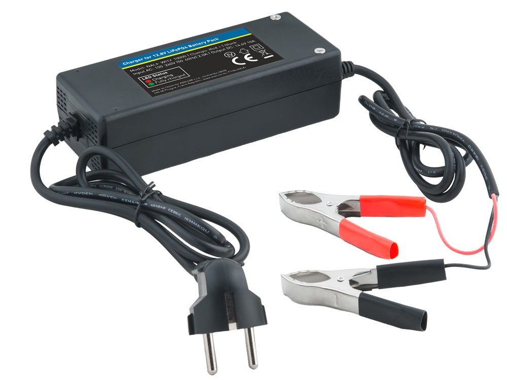 Levně Wilstar nabíječka 12,8v/10a pro baterie lifepo4