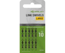 Korum Karabinka Smokescreen Link Swivels 10 ks (1)