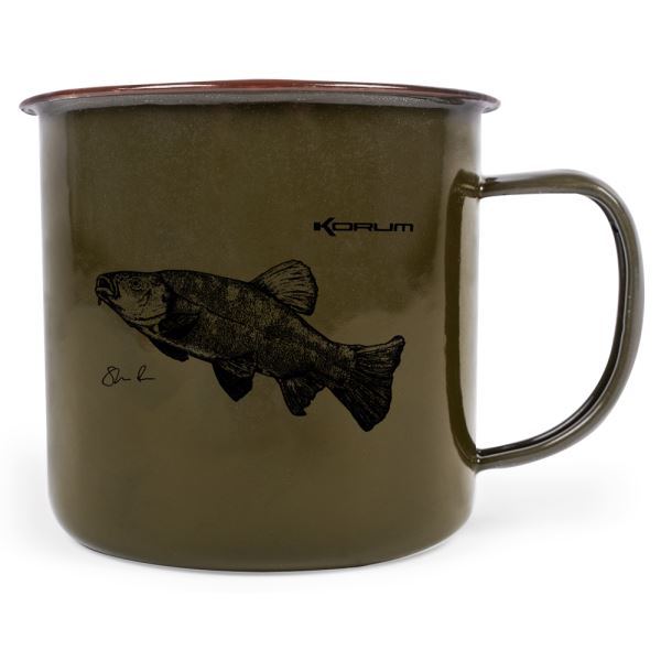 Korum Hrneček Classic Enamel Mug Tench 330 ml Lín