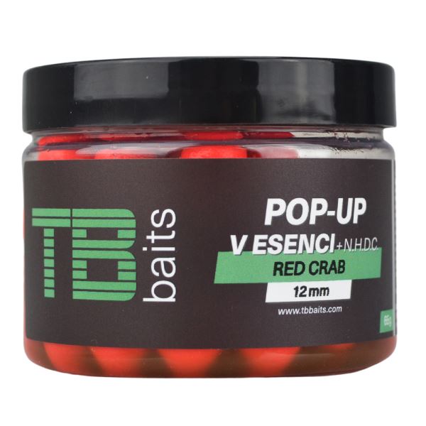 TB Baits Plovoucí Boilie Pop-Up Red Crab + NHDC 65 g