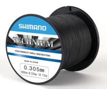 Shimano Vlasec Technium PB Černá-Průměr 0,22 mm / Nosnost 5 kg / Návin 300 m