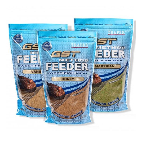 Traper Krmítková Směs GST Method Feeder Jahoda 1 kg