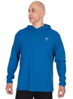 Fox RageTričko s Dlouhým Rukávem a Kapucí Blue Hooded T - S