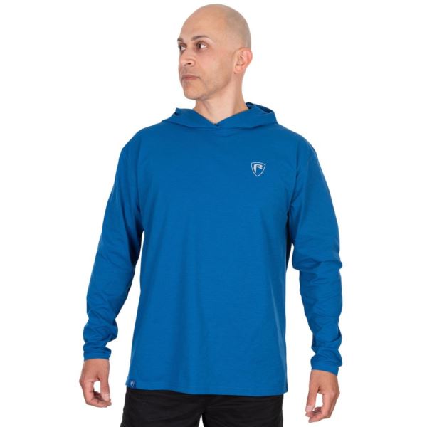 Fox RageTričko s Dlouhým Rukávem a Kapucí Blue Hooded T