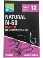 Preston Innovations Háčky Natural N-60 - 10