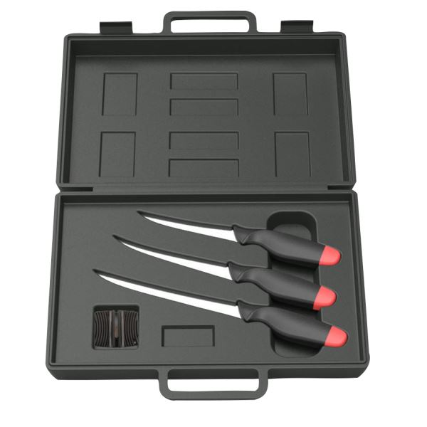 Dam Sada Filetovacích Nožů 14 + 16 + 18 cm + Brousek