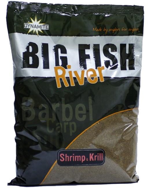 Dynamite baits krmítková směs groundbait big fish river shrimp krill 1,8 kg