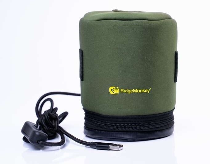 Ridgemonkey obal na kartuši ecopower usb heated gas canister cover