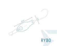 Delphin Plandavka Rybo Nucleo 2,5 cm 0,5 g Hook #8 (1)