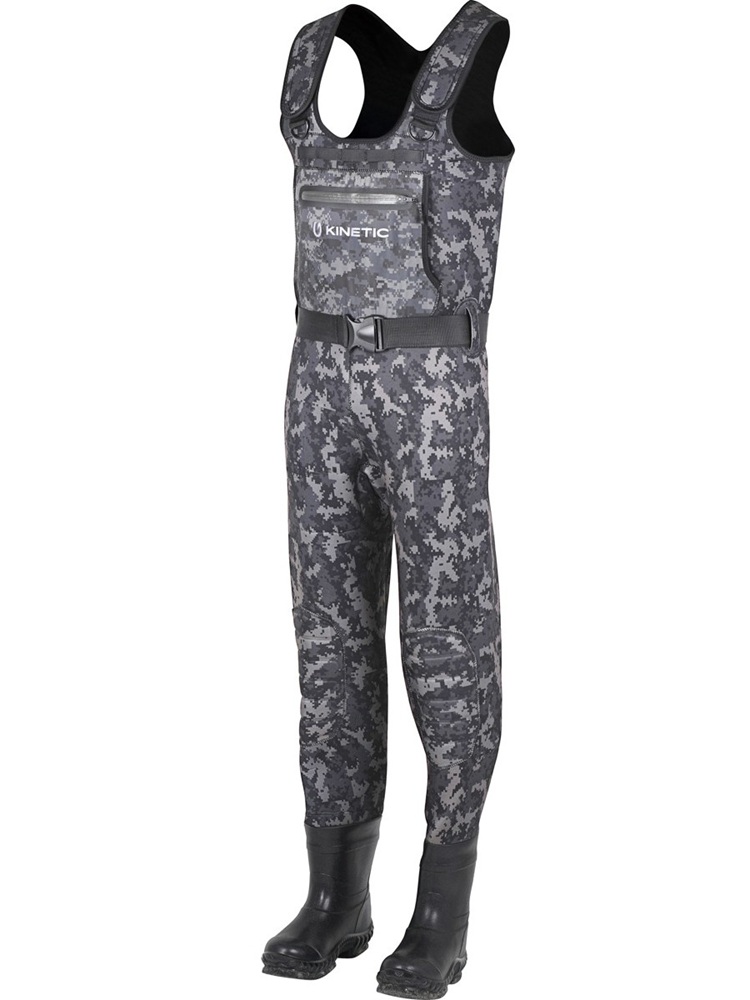 Kinetic neoprenové prsačky neorush bootfoot felt grey camo - eu 42-43 (uk 7,5-8,5)