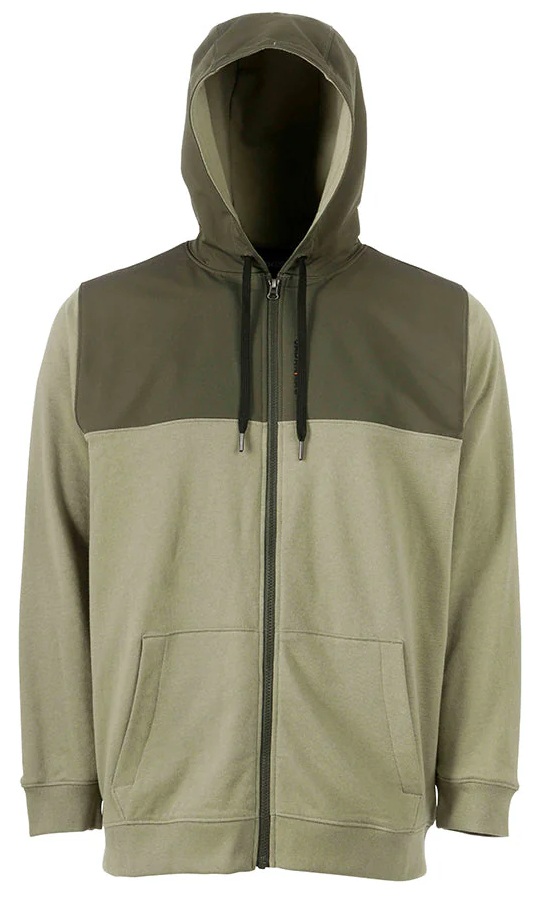 Grundéns mikina daggerboard fz hoodie deeo lichen green - m