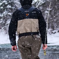 Grundéns Prsačky Men´s Boundary Zip Stockingfoot Wader Stone/Otter (8)