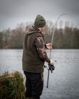 Fox Vesta Olive Sherpa Hybrid Gilet (4)