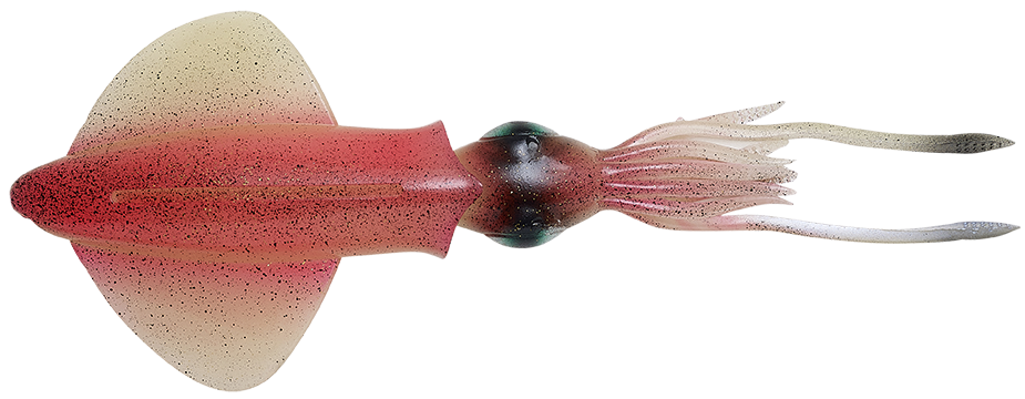 Levně Savage gear 3d swim squid sinking pink glow - 2 ks 18 cm 32 g