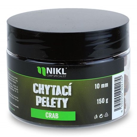 Levně Nikl chytací pelety crab 150 g - 10 mm