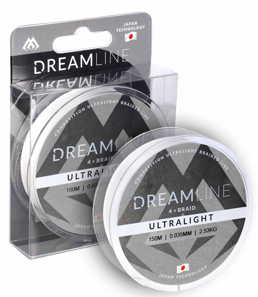 Levně Mikado splétaná šňůra dreamline ultralight bílá 150 m - 0,058 mm 4,43 kg