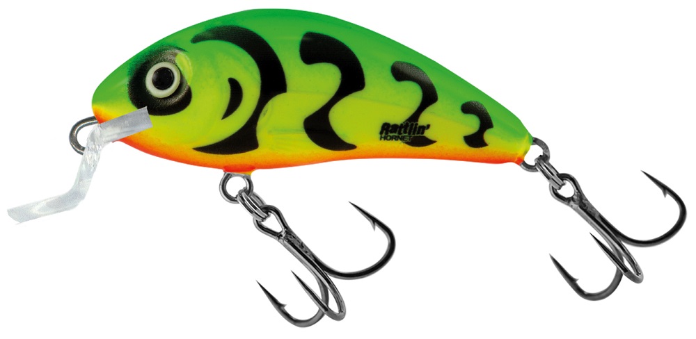 Levně Salmo wobler rattlin’ hornet shallow green tiger - 3,5 cm - 3 g