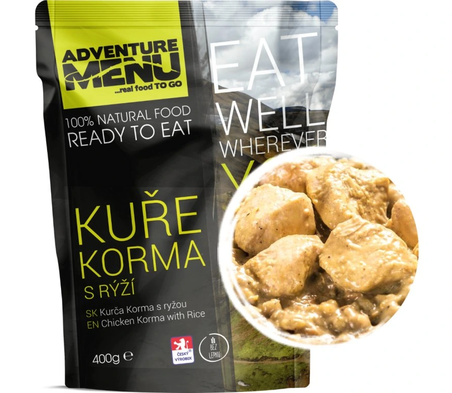 Levně Adventure menu kuře korma s rýží