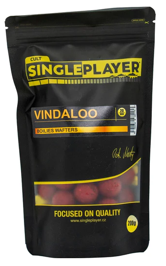 Levně Singleplayer vyvážené boilies wafters vindaloo 200 g 20 mm