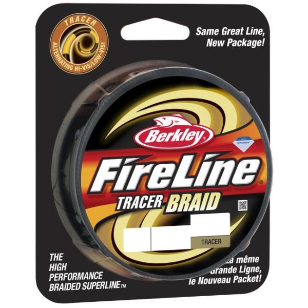 Berkley Splétaná šňůra Fireline Tracer Braid 110 m Yellow Black