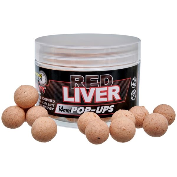 Starbaits Plovoucí Boilie Red Liver 50 g