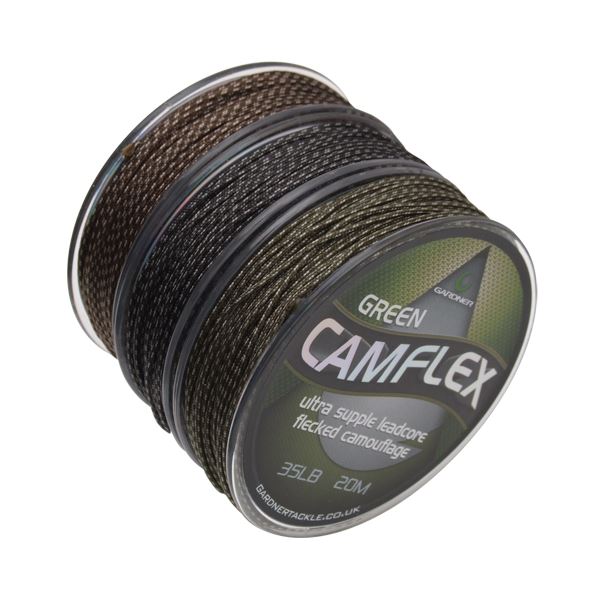 Gardner Olověná Šňůrka Camflex Leadcore 20 m 35 lb