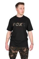 Fox Tričko Black Camo Logo T-Shirt - XL