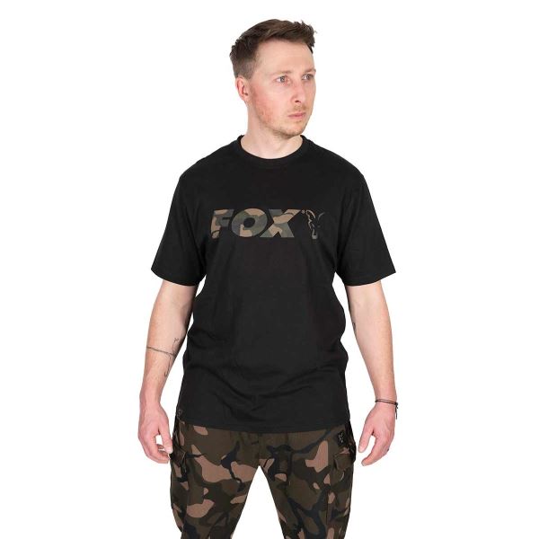 Fox Tričko Black Camo Logo T-Shirt