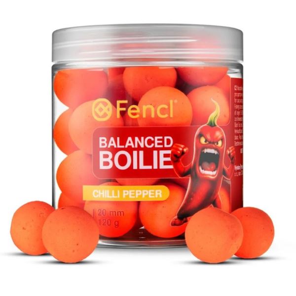 Fencl Vyvážené Boilie Balanced Chilli Pepper 120 g 20 mm