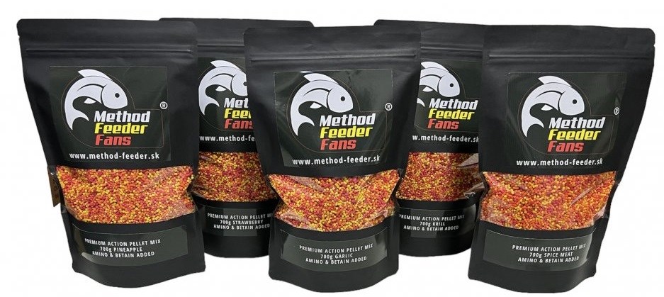 Method Feeder Fans Pelety Premium Action Fluo Pellet 700 g
